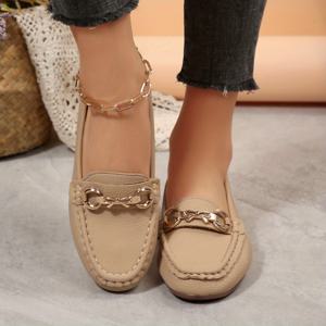 TEMU 여성용 편안하고 다재다능하며 우아한 플랫 슈즈. 발에 지치지 않고 야외 레저에 완벽합니다. 여성 신발