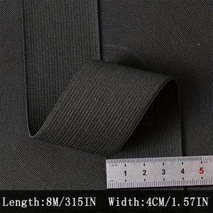 TEMU 800cm 탄성 실 스풀, 바느질 뜨개질 탄성 밴드, 벨트 바지 공예 DIY용 고탄성 뜨개질 실 스풀, 다양한 폭 (2/3/4/5/6cm), 블랙 & 화이트