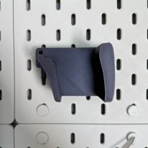 TEMU 마키타 & 스카디스 호환 페그보드 공구 정리대 - 헤비듀티 플라스틱 페그보드 홀더 및 공구 걸이 선반, 공간절약형 차고 작업장 수납 시스템, 드릴, 드라이버 및 전동공구용 쉬운 설치 (조립 불필요) - 내구성 강한 랙