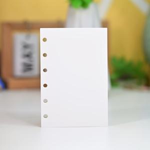 TEMU A7 바인더 리필 페이지 - 6링 바인더 호환 두꺼운 교체용 시트, 플래너, 저널, 사무용품, 바인더 인서트용 A7 사이즈 루즈리프 용지 (두꺼운 바인딩 용지 리필)