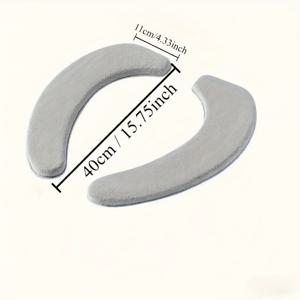 TEMU 1쌍 부드럽고 세탁 가능한 변기 커버, 두꺼운 편안한 보온 쿠션, 쉬운 설치, 대부분의 변기 및 욕실 액세서리에 적합|변기부속품|변기커버