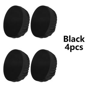 TEMU 블랙 헤드폰 커버 세탁 가능 헤드폰 이어패드 스트레치 헤드폰 이어 커버 땀방지 이어폰 커버 체육관 게이밍용 3.54-4.33인치 이어 패드 호환