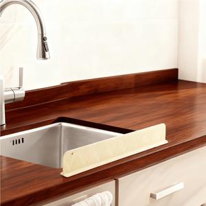 TEMU 1개 헤비듀티 싱크 스플래시 가드, 조절 가능한 미끄럼 방지 물막이 패널 - 주방 & 욕실 싱크용 싱크 스토퍼, 설치 (도구 필요 없음)