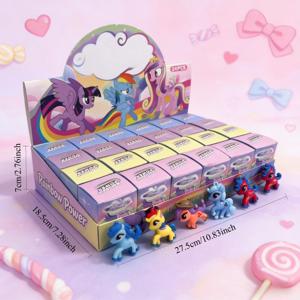 TEMU 정품 피규어 만화 캐릭터 세트 24개입/1세트 - PVC 백팩 고리, 박스, 라마단, 부활절, 어머니의 날, 할로윈, 크리스마스 선물용으로 완벽, 친구 및 가족을 위한 휴일 선물 세트 | 만화 캐릭터 고리 | PVC 피규어 세트