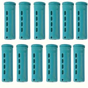 TEMU 헤어 펌을 위한 플라스틱 콜드 웨이브 로드 12개 세트, 헤어 스타일링 및 컬링에 이상적