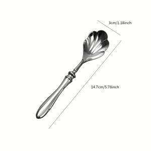 TEMU 작은 디저트 스푼, 요거트, 커피, , 스푼. 커피, , 디저트, 푸딩용으로 SUS304 스테인리스 스틸 스푼을 사용합니다.
