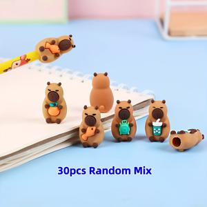 TEMU 귀여운 실리콘 카드 풀 DIY 펜캡 참 장식 30개/15개, 홈 데코, 가방 고리, 휴대폰 랜야드, 자동차 액세서리, 공예 용품, 휴일 선물 만들기용으로 완벽. 구슬 모음