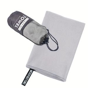 TEMU 여행 및 스포츠용 초극세사 타월, 빠른 건조, 부드럽고 가벼움, 피트니스, 수영 및 요가에 적합, 보관함 포함|스포츠타올