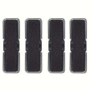 TEMU 4pcs HXCD 폰 그립 스트랩 스탠드 포함 - 아이폰, 삼성 및 대부분의 스마트폰용 방지 슬립 손가락 킥스탠드 홀더, 내구성 있는 플라스틱 폰 케이스 보호대, 스마트폰 보호, 생동감 있는 폰 스트랩, 텍스처드 그립|그립톡