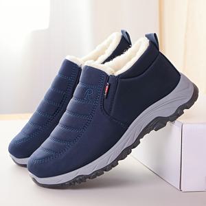 TEMU 남성용 겨울용 두꺼운 보온 부츠 (냉기 방지)