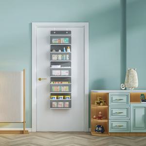 TEMU [크리스마스 특별판] 뒷문용 다용도 걸이형 수납 가방 | 공간 효율적인 수직 수납 랙, 다양한 스타일로 제공 (3단/4단/5단), 장난감, 아기 용품 및 대학생 기숙사 필수품에 적합