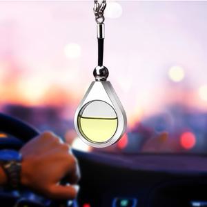 TEMU 우아한 차량용 향기 디퓨저 펜던트, 무향 빈 병, 고급 아로마 디퓨저 빈 병, 차량 내부 장식, 차량용 방향제 및 장식에 적합, 배터리 없음