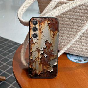 TEMU 휴대폰 케이스: 녹 무늬 창의적 디자인 독특한 TPU 휴대폰 케이스, 삼성 갤럭시 A31, A32, A36, A51, A52, A53, A54, A55, A56, A72, A73, S20, S21, S22, S23, S24, S25 호환. 패셔너블 고급 커플 프린트 소프트 휴대폰 케이스, 사계절 선물로 이상적