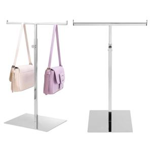 TEMU 스테인리스 스틸 T자형 디스플레이 스탠드 - 다기능 주얼리 및 액세서리 정리대, 목걸이, 스카프, 속옷, 가방에 적합 - 내구성 있는 데스크탑 소매점 또는 홈 스토리지 랙, 다기능 정리대, 모던한 미적 디자인, 고급 소재, 주얼리 타워, 주얼리 타워, 정리함,세련된 디자인,녹 방지 소재,스카프 홀더,부티크 소유자,패션 애호가