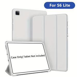 TEMU 삼성 갤럭시 A7 라이트/A8/A9+/S6 라이트/S7/S8/S9/S9 FE/S10/S10 FE/S10 라이트 태블릿 케이스, 스마트 커버 스탠드, 자동 웨이크/슬립, 가볍고 스크래치 방지 소프트 케이스, P610/X200/X110/X210/8.7/10.5/10.9/11인치 보호 커버