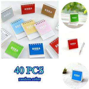 TEMU 40개입 2026년 데스크탑 캘린더 | 양면 정리, 2025년 11월 ~ 2026년 12월, 사무실/가정 플래너, 스케줄, 크리스마스 선물, 시간 관리, 휴대용|2025년달력