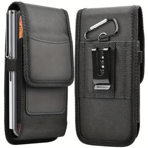 TEMU 셀폰 홀스터 삼성 갤럭시 S23 울트라 S22 S21 S20+ S10 S9 노트 20 A14 A21 A51 A71 A02S A12 A32 A42 A52 A13 아이폰 13 14 프로 맥스 12 11 XR 7 8에 적합한 나일론 벨트 클립 홀스터|핸드폰거치대|휴대폰거치대