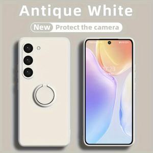 TEMU 휴대폰 케이스 - 휴대폰 케이스 - 삼성 S24/S23/S22 플러스/S21 울트라용 휴대폰 케이스, 링 차량 마운트, 무광 엔드, 비즈니스용 충격 방지 디자인|S21케이스|S22케이스