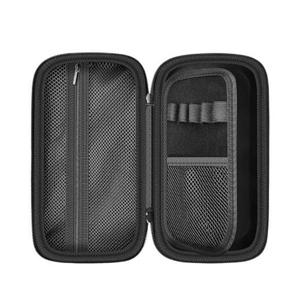 TEMU 펜 및 마커 보관용 대형 필통, 사무실 및 대학 사용에 적합, 블랙 색상으로 제공, 박스만 포함