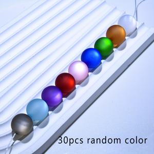 TEMU 16mm 혼합 색상 호랑이 눈 레진 스페이서 비즈, 무광택 질감, 주얼리 제작, 팔찌 비즈, 원형 펜, 장식용으로 사용