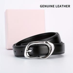 TEMU 여성용 일본/한국 스타일 천연 가죽 벨트, 청바지 스커트 원피스용 - 레트로 배꼽 벨트, 가늘고 통통한 허리용 (27.6