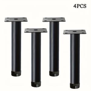 TEMU 광택이 나는 황금색 발이 있는 20cm 고하중 모던 럭셔리 금속 테이블 다리 - 캐비닛, 침대, 소파, 벤치에 적합한 가구 다리 - 설치용, 금속