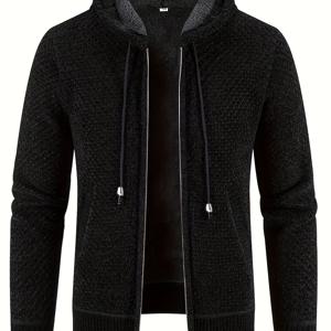 TEMU [템주진 OBM] 남성용 니트 가디건 스웨터 쉐닐 원단