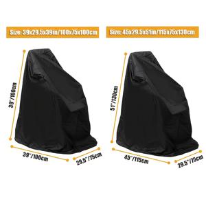 TEMU 싱글 피스 커버, 이동식 스쿠터 및 전동 스쿠터용, 야외 여행을 위해 디자인됨|전기스쿠터
