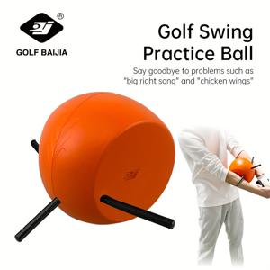TEMU 골프 오렌지 스윙 연습용 공 - 
