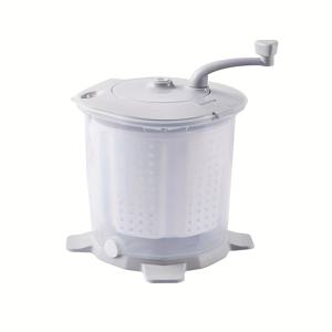 TEMU 세탁실, 여행 캠핑, RV, 학생 기숙사에서 옷을 세탁하고 식기를 건조하는 수동 세탁기 - 2kg 용량의 수동 비전기 세탁기|세탁기