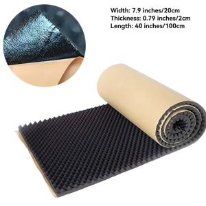 TEMU 40인치 자체 접착 고밀도 폼 방음 패널 롤 - 7.9