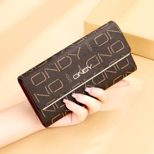 TEMU 여성용 클래식 플립형 롱 지갑 | 고급스러운 스타일, 스냅온 커피 색상 동전 지갑, 멀티 카드 슬롯 신용 카드 보관 가방, 인조 가죽, 빈티지 스타일 Ondy