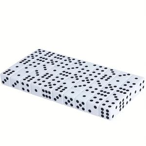 TEMU 100개/세트 표준 화이트 주사위 14mm/0.55인치 블랙 도트 6면 게임 주사위, 보드게임 파티 클럽 및 엔터테인먼트 게임용|주사위