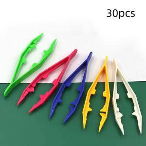 TEMU 30개 안전 플라스틱 핀자를 사용하여 퍼즐 비즈 모델 및 공예 액세서리를 조립합니다.