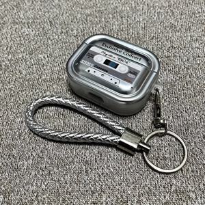 TEMU 아이폰용 창의적인 테이프 + 펜던트 이어폰 케이스, 에어팟 1세대/2세대 헤드폰 보호 커버, 새로운 무선 헤드폰 보호 커버, 에어팟 3/4/프로/프로2 헤드폰 보호 쉘, 남자친구/ 선물