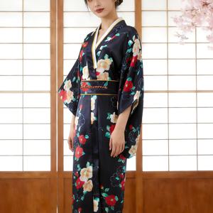 TEMU 에스닉 스타일 기모노 중국 스타일 일본 스타일 유카타 전통 개조 프린트 오픈 프론트 로브 무대 공연 의상 우아한 루즈 기모노 여성용, 할로윈, 크리스마스, 여행, 사진 촬영, 생일 선물로 적합