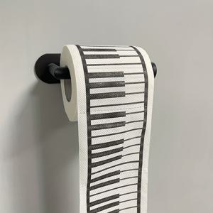 TEMU 파티 냅킨, 페이크 피아노 패턴, 1롤 또는 2롤으로 제공, 가정용, 모임에 적합하며 휴일 친구 선물로 좋습니다.