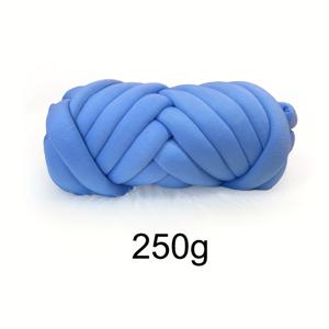 TEMU 두꺼운 슈퍼 소프트 폴리에스터 원사 한 팩, 250g, DIY 손바느질, 크로셰 뜨개질, 공예 및 재봉용품에 적합 - 컴포트 그레이