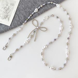 TEMU 세련된 크로스바디 폰 체인 1개, 독특한 플라스틱 비즈 장식으로 휴대폰을 트렌디한 액세서리로 즉시 변신