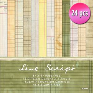 TEMU 24개입 6X6인치 감성적인 스크랩북 용지 원더랜드 패턴 단면 스크랩북 데코파주 용지 패드, 공예, 저널링, 스크랩북 용품, 선물 포장, 앨범 아트 장식 공예 용지