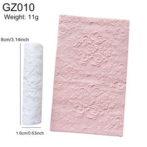 TEMU 바로크 유럽 클래식 패턴 소프트 클레이 텍스처 롤링 도구, DIY 창의적인 장식 귀걸이, 핀 및 오너먼트를 위한 고정밀 질감 롤러, 주얼리 만들기 키트