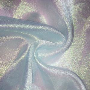 TEMU 웨딩 장식, 네트, 오간자 공예, 스커트, 커튼 및 파티 용품에 적합한 고밀도 블루 글리터 튤 메시 원단