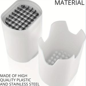 TEMU 1개 수동 금속 감자 튀김 커터 & 채소 쵸퍼 - 다기능 감자 슬라이서, 당근, 오이용 양파 다이스커터 - 전원 필요 없음, 가정 및 전문 주방용 쉬운 세척 디자인, 채소 슬라이서 및 쵸퍼