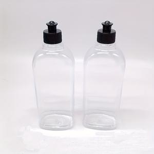 TEMU 빈 PET 플라스틱 병, 플랫 디자인, 500ml 사이즈