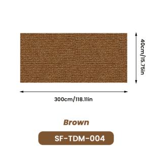 TEMU 다양한 크기와 색상으로 제공되는 자가 점착 카펫 매트 롤. 떼어내어 붙이는 것이 용이하며, 원하는 모양으로 잘라 사용할 수 있습니다. 거실, 침실, 현관 매트, 계단 매트, 애완 동물 매트, 주방 및 욕실 미끄럼 방지 매트, 창의적인 프로젝트에 적합합니다.