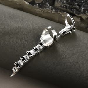 TEMU 세련된 전갈 합금 해골 갑옷 장갑 1/2개, 남성용 로봇 바이오닉 메카닉