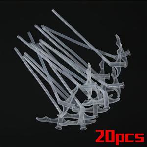 TEMU 20개 투명 PP 폼 스프레이 노즐 - 실링, 보온 및 접착제 분사용 이지그립 정밀 어플리케이터, DIY & 전문가용 내구성 폴리프로필렌 노즐, 호스 스프레이 노즐, 품질 우수한 구조