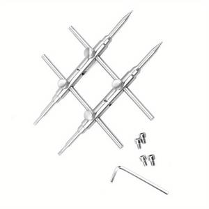 TEMU 프로페셔널 크로스형 DSLR 카메라 렌즈 렌치 커브드 팁 - 캐논 니콘 소니 올림푸스용 스테인리스 스틸 렌즈 오프닝 도구, 망원경 및 현미경 수리용 렌즈 스패너