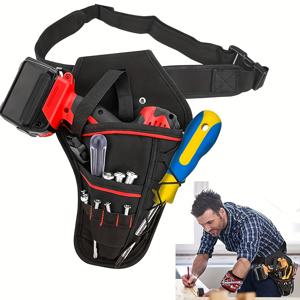 TEMU 두꺼운 도구 벨트가 있는 다층 보관 도구 가방, 남성용 포켓 도구 벨트를 위한 다양한 버클 위치가 특징입니다. 이 헤비듀티 도구 가방은 목수, 전기 기술자, 건설 작업자에게 적합하며, 아버지에게 좋은 선물로 사용할 수 있습니다. 탈착 가능한 도구 가방, 전기 기술자용 허리 가방, 유지 보수 가방, 그리고 단열 도구 벨트 포함됩니다|힙색