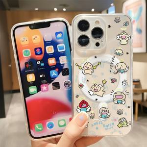 TEMU 휴대폰 케이스 - 앵글 폰 케이스, 아이폰 16, 15, 14, 13, 12, 11 Pro Max Mini XR XS X 7 8 Plus 호환, 투명 마그네틱 충격 방지 소프트 TPU 백 커버